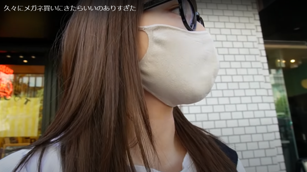川口春奈さんのマスク姿２