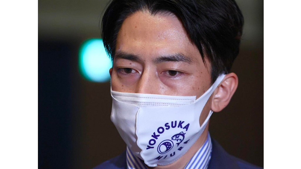 小泉進次郎環境大臣が着用している横須賀・三浦マスク